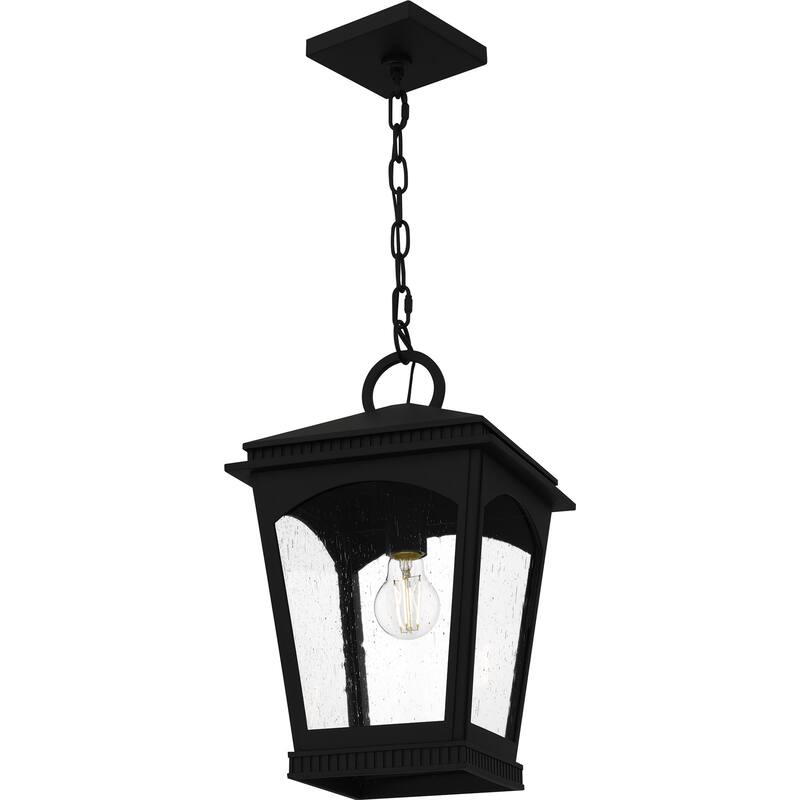 Huck 1-Light Earth Black Mini Pendant