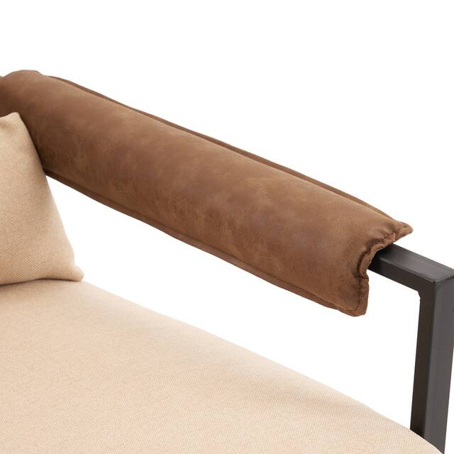 Single Iron Frame Indoor Leisure Chair