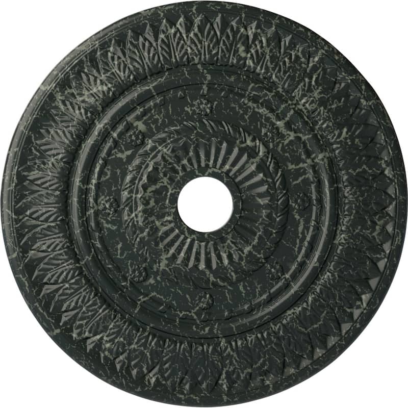 26 3/4"OD x 3 5/8"ID x 1 1/8"P Leaf Ceiling Medallion