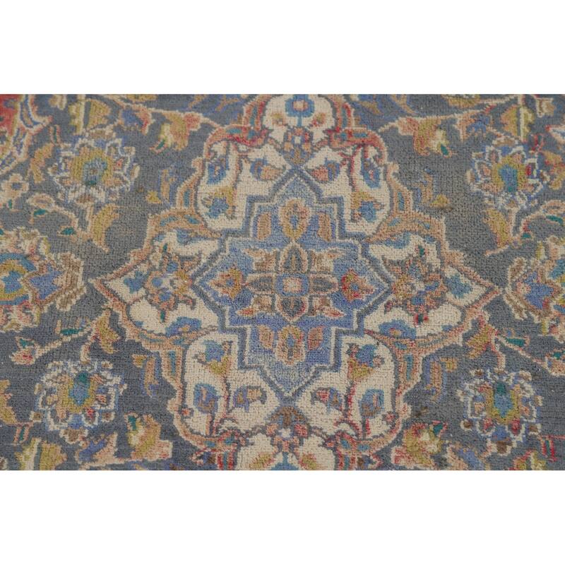Traditional Pink Tabriz Persian Area Rug Handmade Wool Carpet - 9'6"x 12'6"