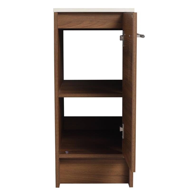 ARTCHIRLY 24/36/48/60 Inch Bathroom Vanity with Sink, Freestanding Bathroom Vanity with Soft Close Door and Shelf