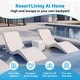 preview thumbnail 44 of 48, Aqua Outdoors In-Pool Chaise Lounge Chairs for 0-9 In. of Water - All Weather Resistant, No Plugs/Tools Needed - (Set of 2)