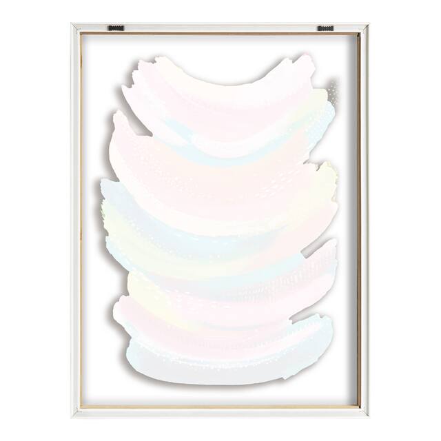 Kate and Laurel Blake 'Bright Abstract' Framed Glass Art by Ettavee