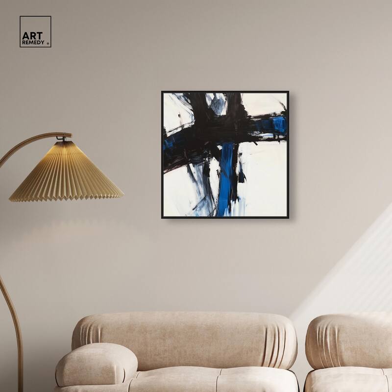 Blue Streak I Canvas by Art Remedy
