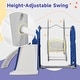 preview thumbnail 13 of 55, Toddler Slide and Swing Set 5 in 1