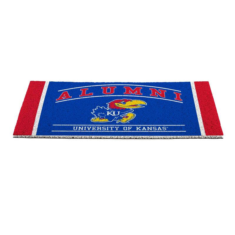 28 in. x 16 in. University of Kansas Alumni Full Color PVC Door Mat