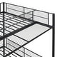preview thumbnail 26 of 26, Twin Over Full Metal Bunk Bed with 5-Tier Shelves