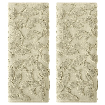 Jacquard Pattern Boho Decorative Hand Towels, Cotton Turkish Absorbent Soft Hand Towel for Bathroom, Kitchen, Hotel, Spa