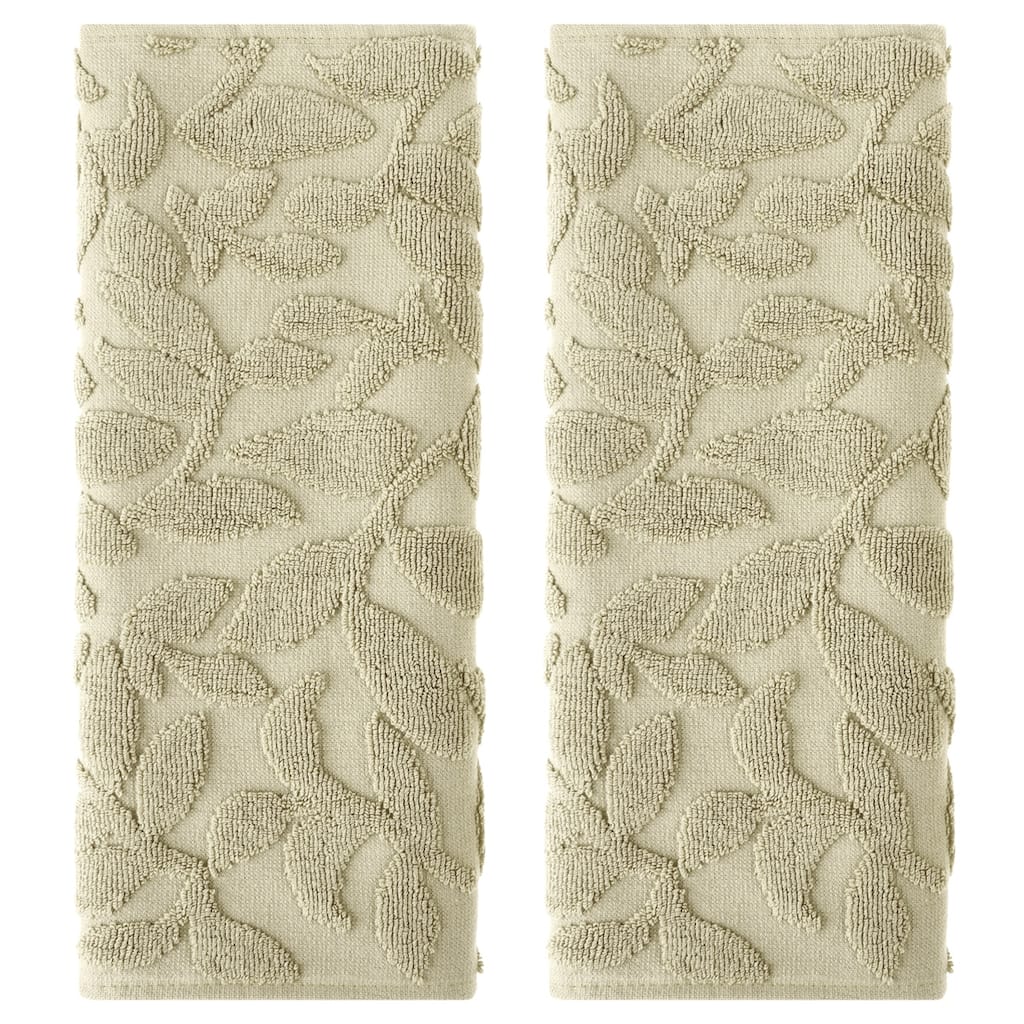 Jacquard Pattern Boho Decorative Hand Towels, Cotton Turkish Absorbent Soft Hand Towel for Bathroom, Kitchen, Hotel, Spa