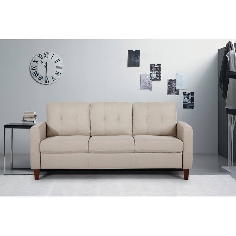 Harrad Tufted Mid-Century 3 Piece Living Room Set