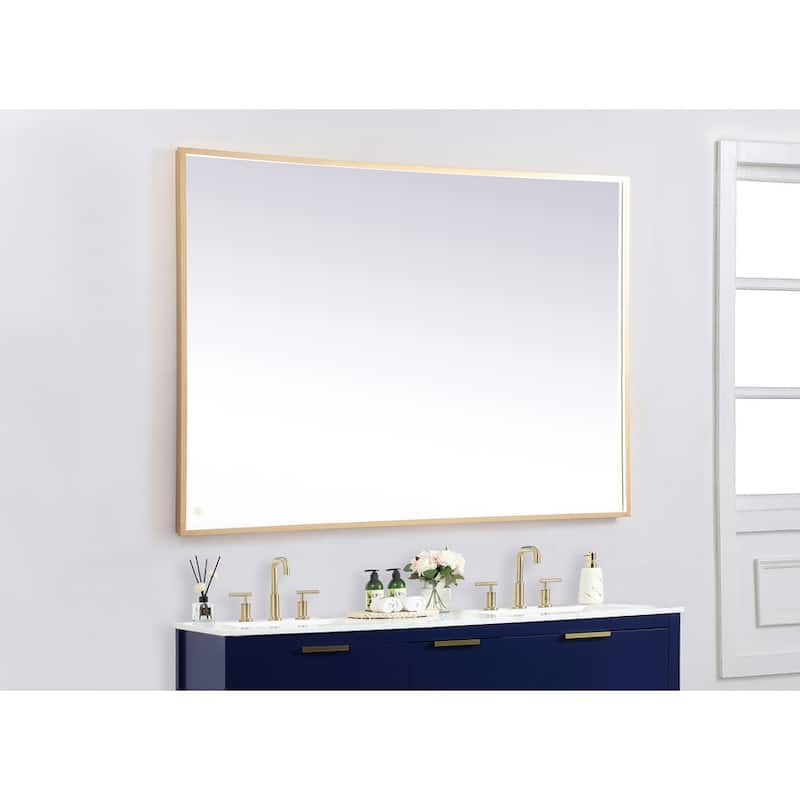 Indigo Home 42x60 inch LED mirror with adjustable color temperature
