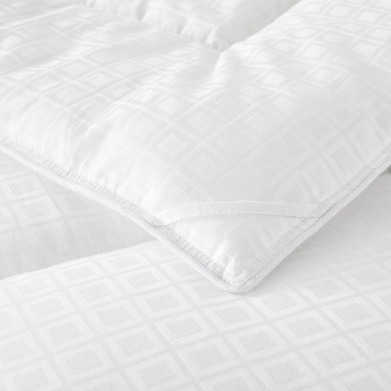 All Season Down Alternative Comforter Soft Cover with Jacquard