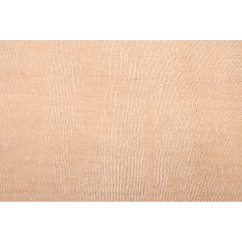 ECARPETGALLERY Hand Loomed Kashkuli Gabbeh Ivory Wool Rug - 6'9 x 9'6