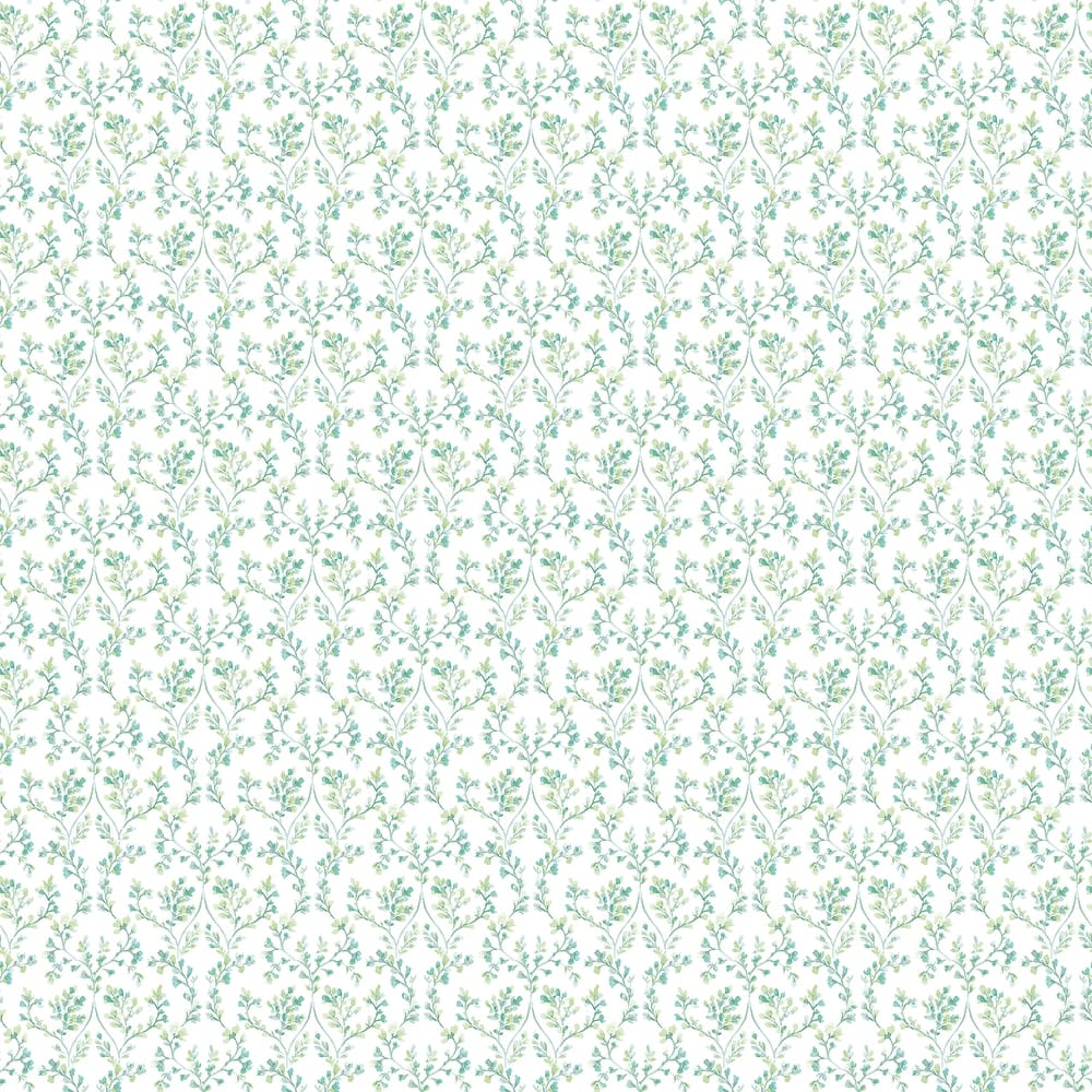 Galerie Wallcoverings Small Prints Ogee Floral Non-woven Matte Wallpaper Roll