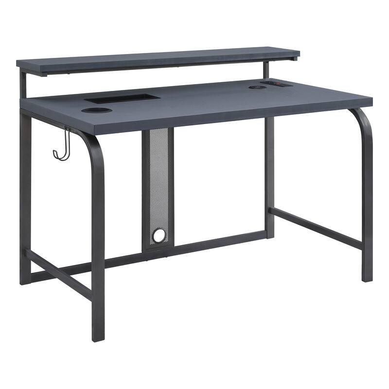 Reload 48-inch Contemporary Gaming Desk - Black