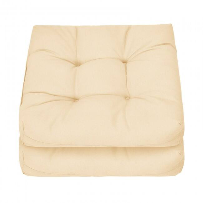 21" x 21" Patio Chair Seat Cushion Pads for Indoor and Outdoor - 21" x 21" x 4" (L x W x H)