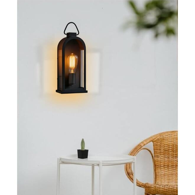 1Pcs lights and fixtures black porch lighting metal wall sconce