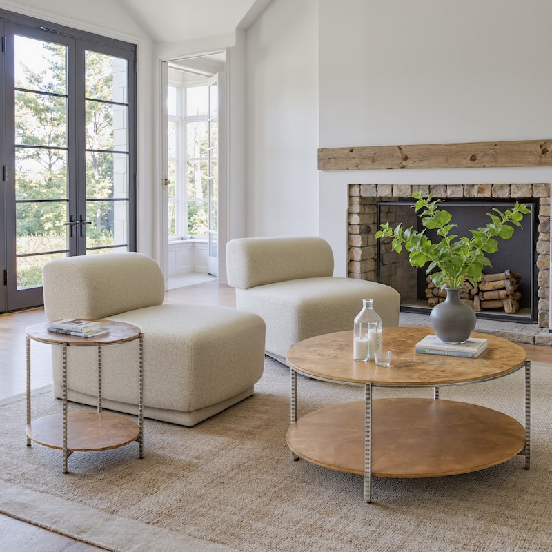 Adna Side Table Brown