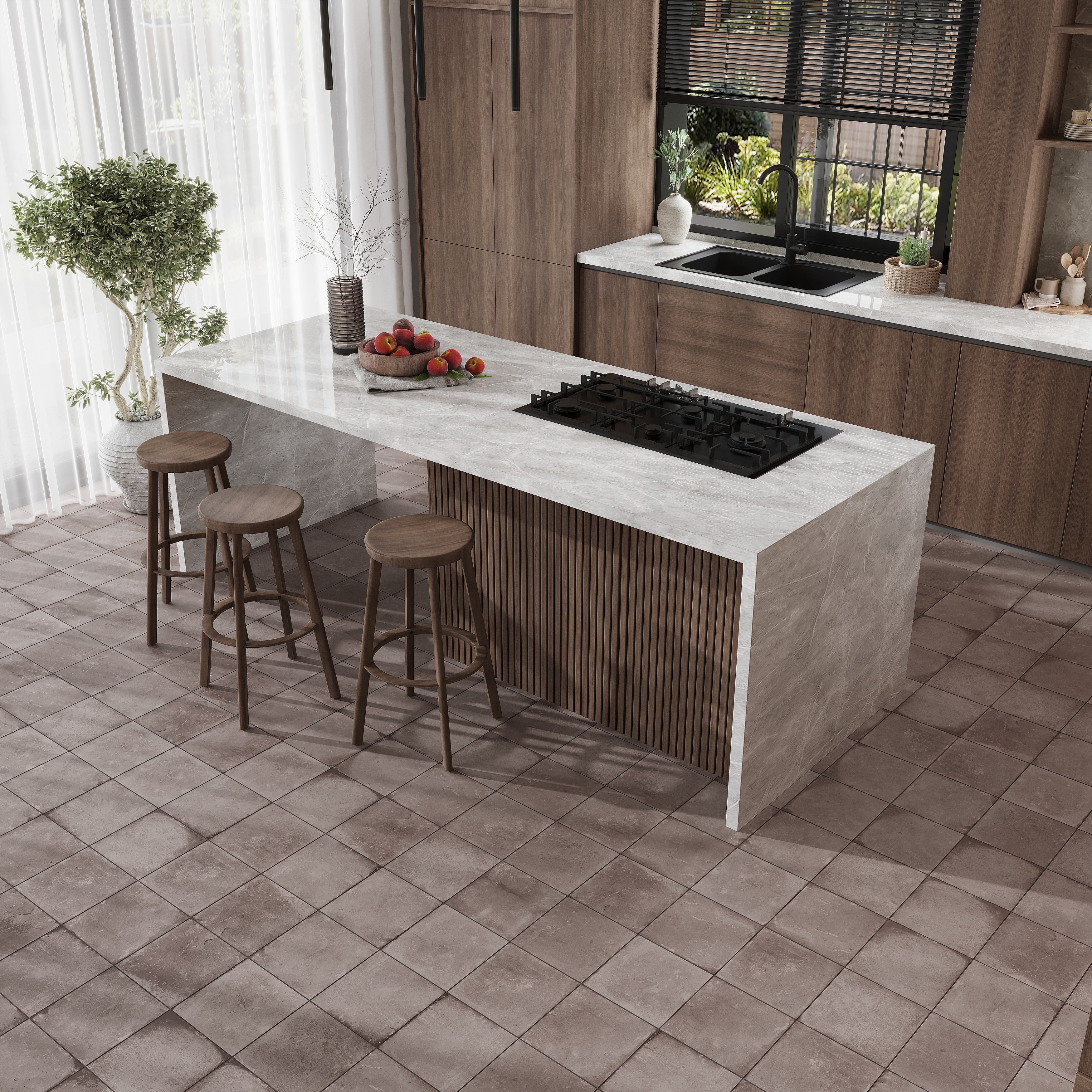 Palmera-9x9-Terracotta-Brown-