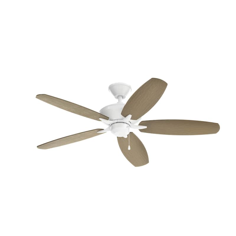 Kichler Renew 52 inch Ceiling Fan Matte White with Reversible Blades