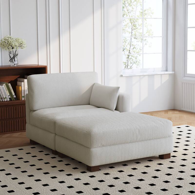 Modern Chaise Lounge Modular Sectional Sofa