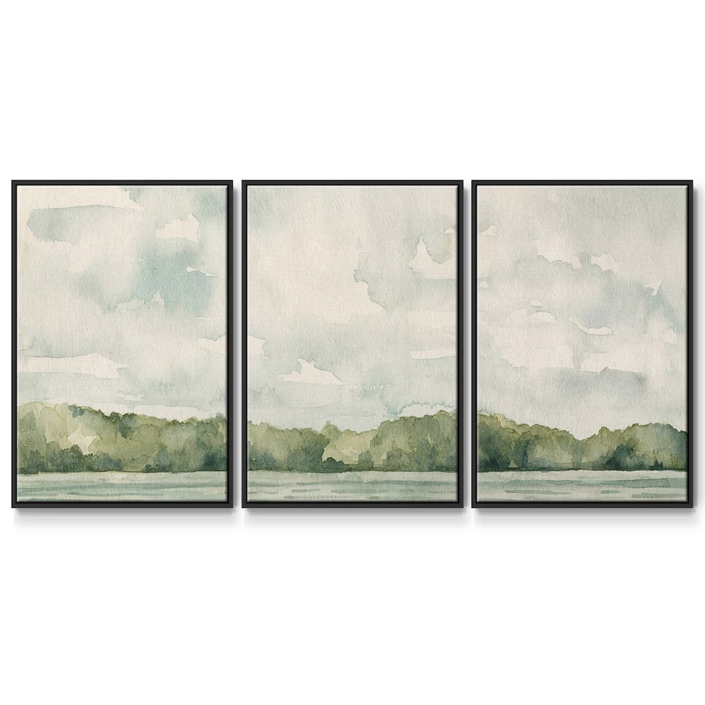Riverside Views II - Multi Piece Framed Canvas
