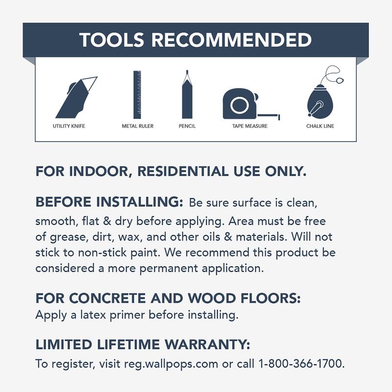 FloorPops Savannah Peel and Stick Floor Tiles