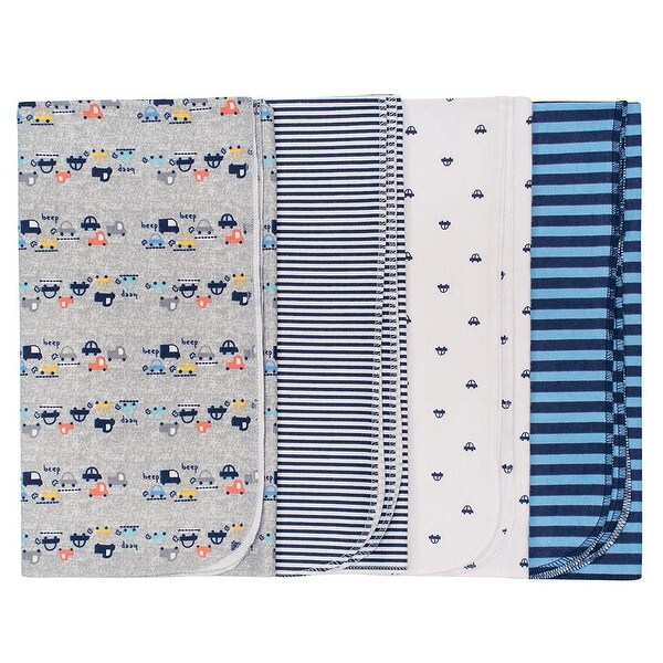 Gerber 6-Piece Boys Safari Terry Cotton Blend Bib /& Burp Cloth Set