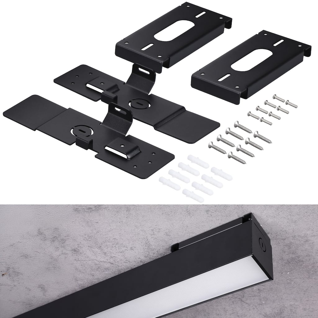 Ceiling Mount Kit for LED Linear Lights, SPCC Steel Bracket