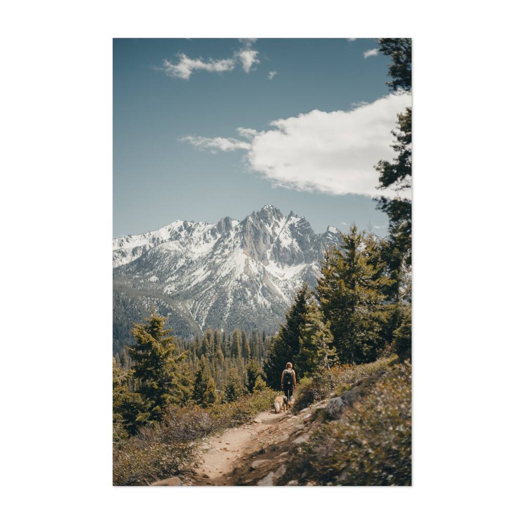 Sawtooth Mountains Idaho Sawtooth Adventure Nature Art Print/Poster