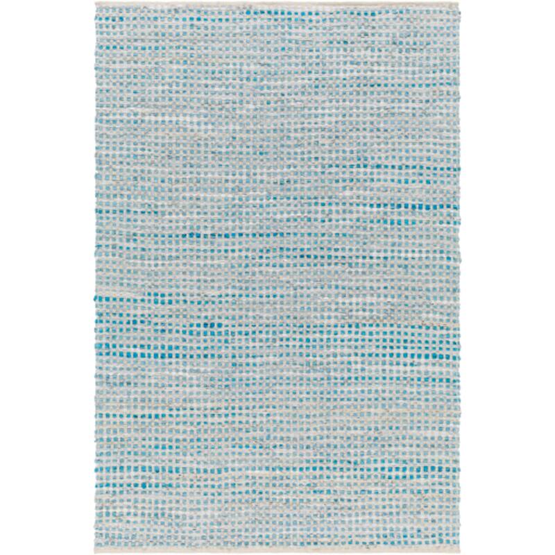 Livabliss Franklin Cotton/ Leather Area Rug