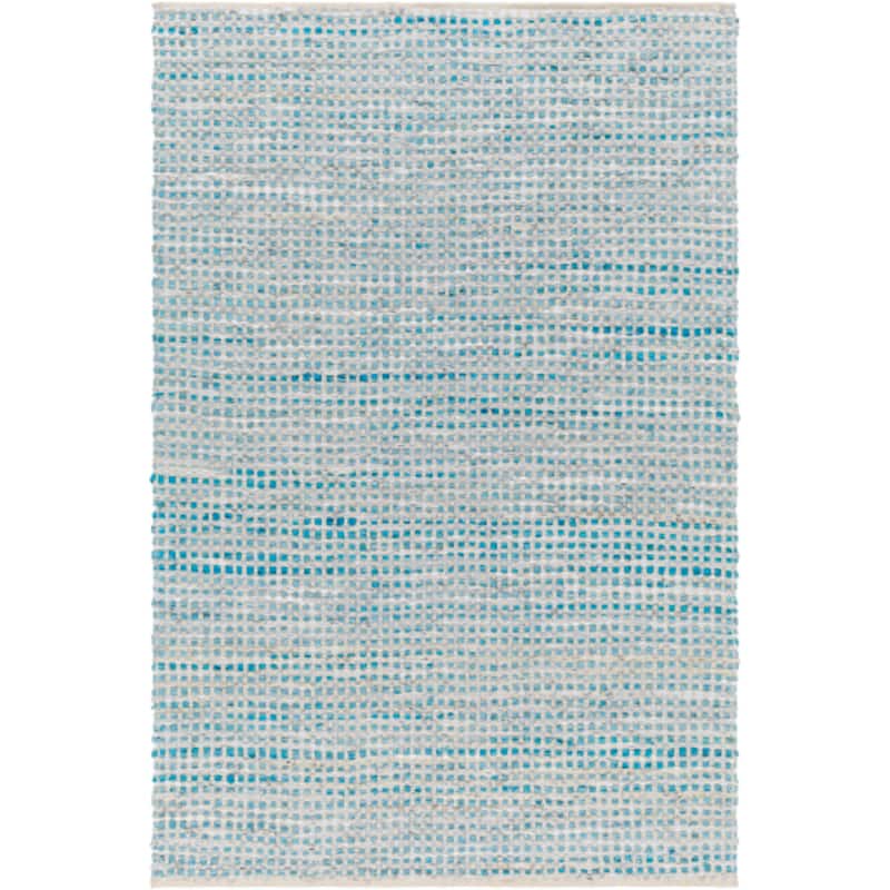 Hand-Woven Canoas Cotton/Leather Area Rug (9' x 13')
