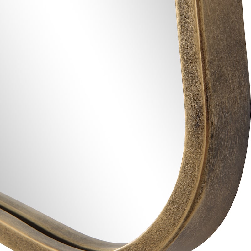 Uttermost Pavia Curvy Vanity Mirror - 27.5"W x 36.25"H x 1.5"D