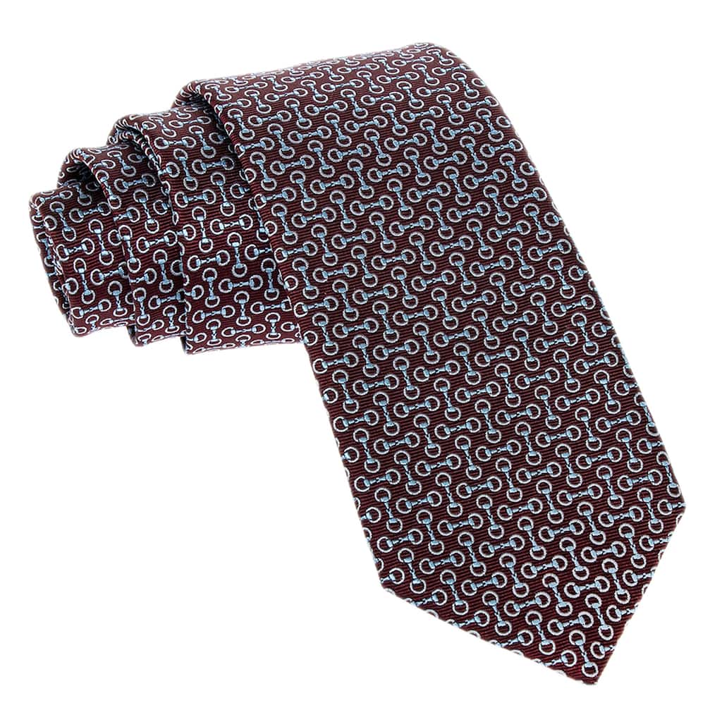 Gucci Horsebit Silk Jacquard Tie
