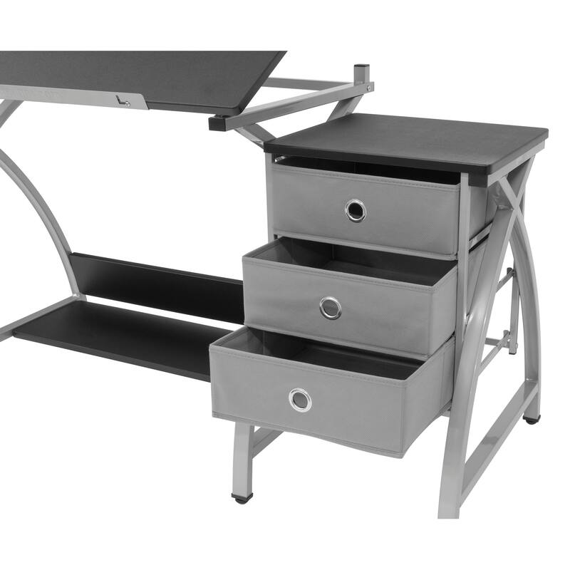 Studio Designs 2-Piece Comet Plus Drafting Table and Stool Set