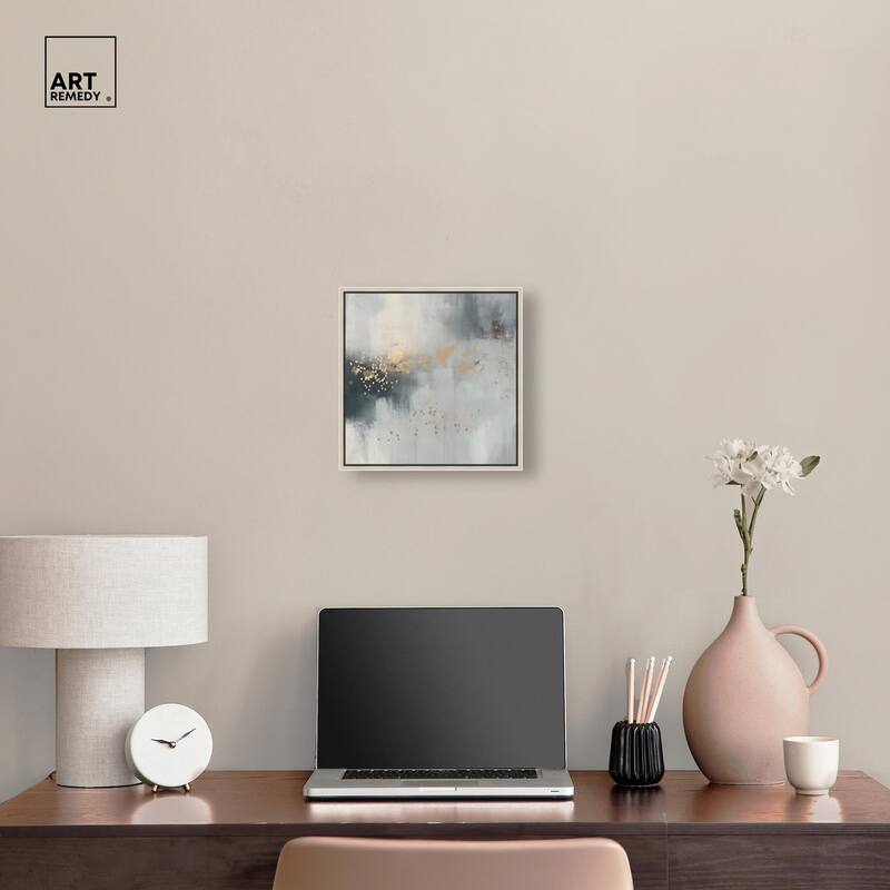 Silvered Hues and Gold II Canvas by Art Remedy