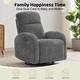 preview thumbnail 36 of 54, Power Swivel Rocker Glider Nursery Recliner with USB Port Set of 2