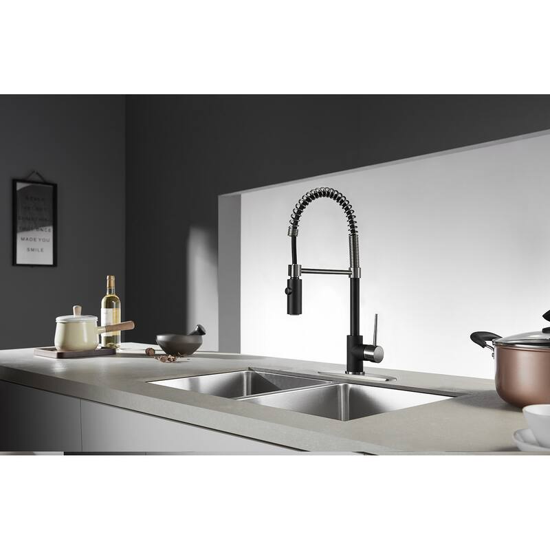 Kingston Brass New York Single-Handle Pre-Rinse Kitchen Faucet