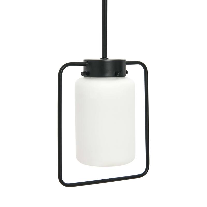 Robert Stevenson Lighting Ezra - Metal and Frosted Glass Ceiling Light