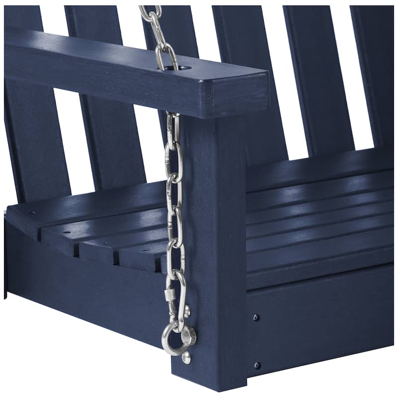 Laguna Outdoor Patio 51 Inch Traditional Hanging Porch Swing