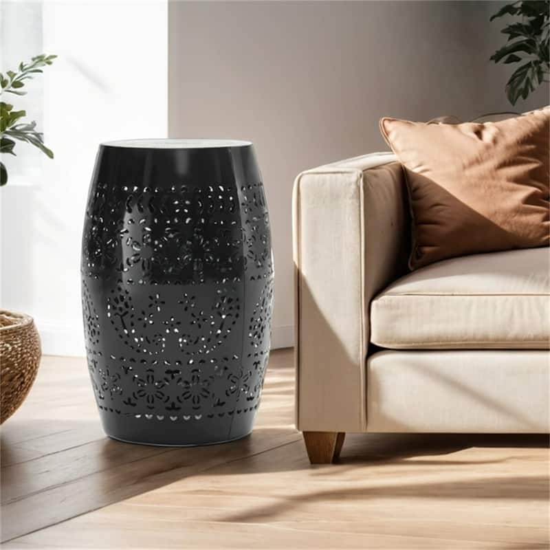 12" Metal Side Table