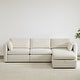 preview thumbnail 156 of 179, Mia Oversized Modular Sectional Fabric Sofa