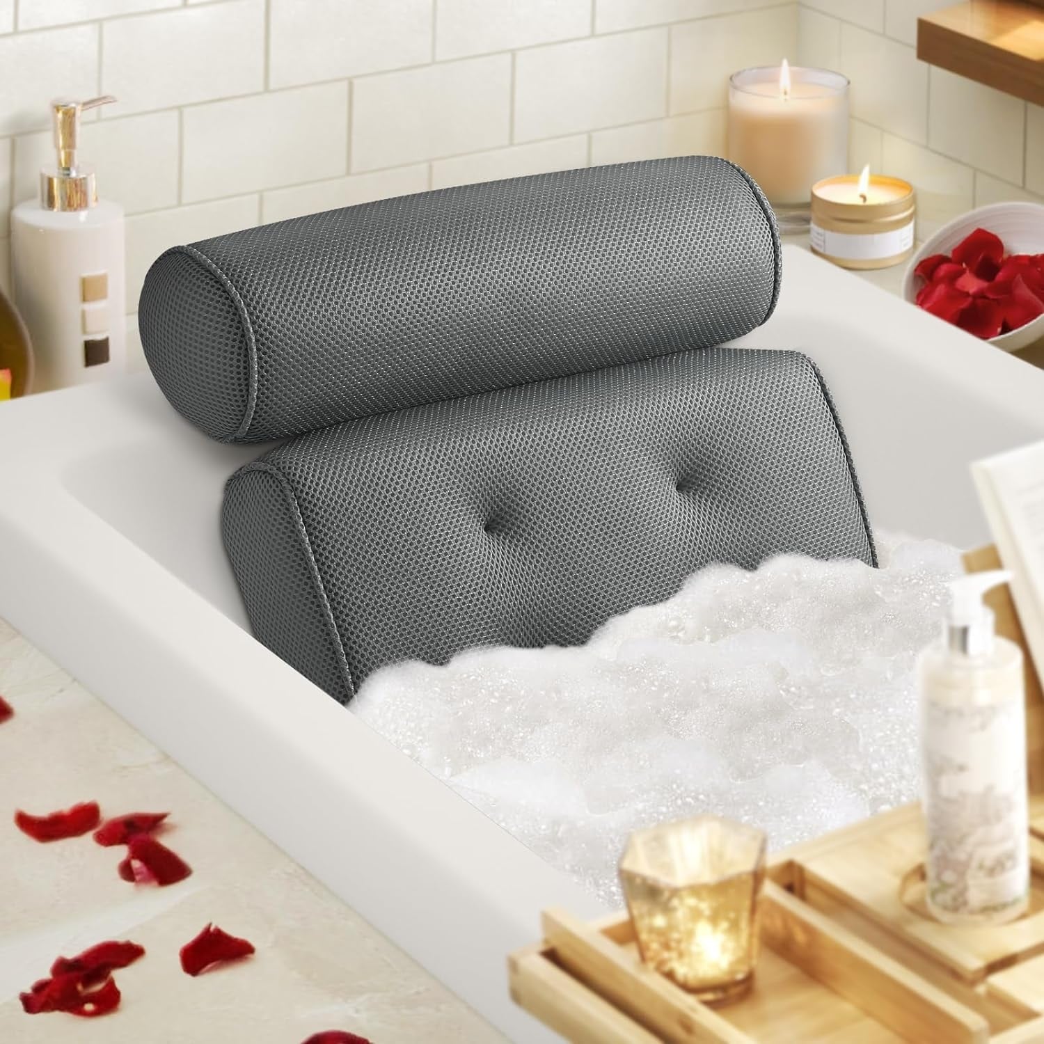 Bed bath and sales beyond tub pillow