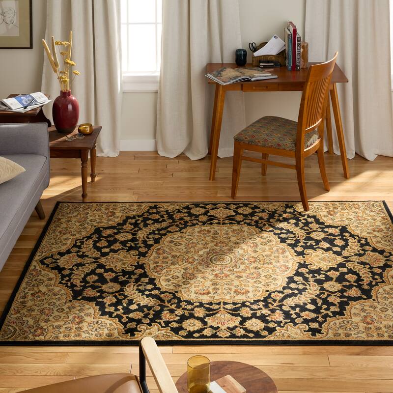 Home Dynamix Royalty Medallion Traditional Area Rug