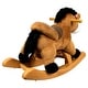 preview thumbnail 3 of 1, Ponyland 24-inch Brown Rocking Horse with Sound