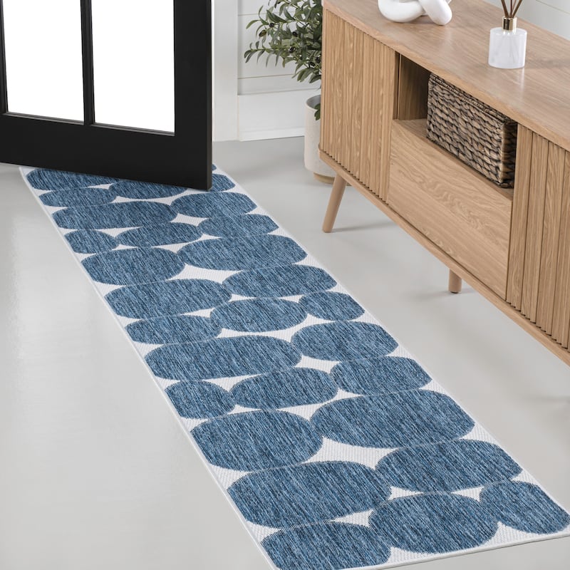 JONATHAN Y Rayna Modern Geometric Organic Shapes Indoor/Outdoor Area Rug
