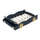 preview thumbnail 17 of 16, Full Size Race Car-Shaped Platform Bed with Wheels and Storage, Black+Yellow
