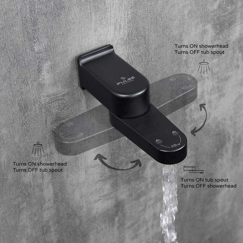 Fold Away Tub Spout with Diverter Universal Connection Options Chome