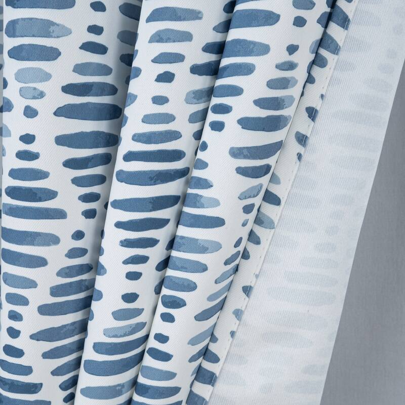 Justice Geometric Privacy Window Curtain Panel 84" or 95"