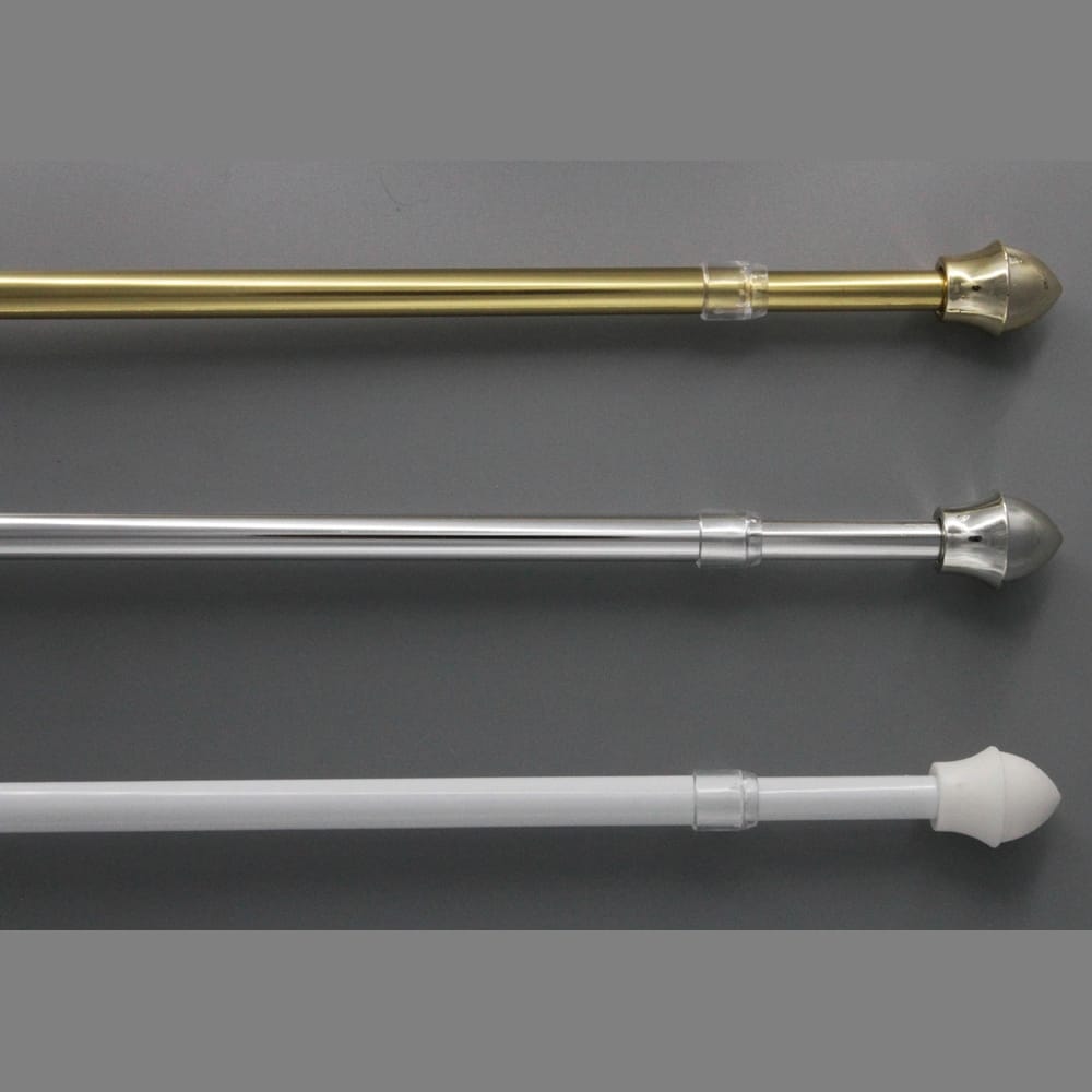 Cafe Curtain Rod Adjustable - Diam 1/2 in